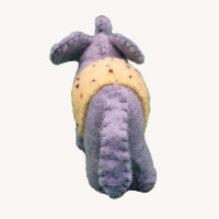 Light Happy Elephant Felt Doll