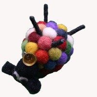Colourful Ball Sheep Felt Doll
