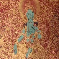 Green Tara Painting Thangka