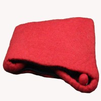 Flower With Leaf Felt Bag