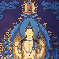 Handmade Changresi Thangka Painting