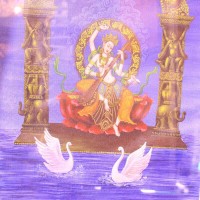 Saraswoti Thangka Painting
