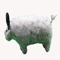 Browny Felt Yak Doll