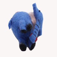 Elephant Key Felt Ring