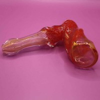 Gold Frit Babuler Smoking Pipe