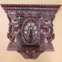 Wooden Window Dragon and Eye Both Side