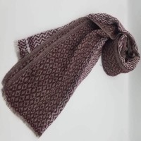 Mix Wool Natural Shawl 02