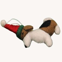 Handmade Felt Dog