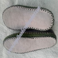 Hand Stitching Felt Slipper