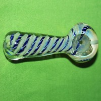 3 cm Spiral Smoking Glass Pipe