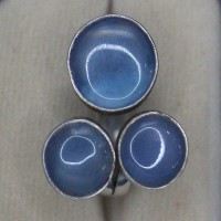 Blue Oneyx Ring