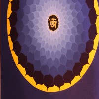 Black Chakra Mandala Thangka