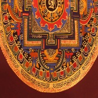 Om Mandala Thangka Painting