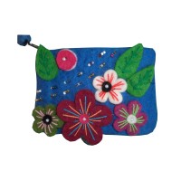Felt Flower Purse