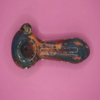 R4 Arit Gold Frit Glass Smoking Pipe