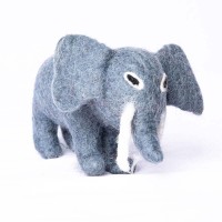 Cute Elephant Felt Doll