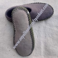 Hand Stitching Felt Slipper