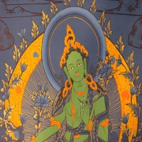 Green Tara Thangka