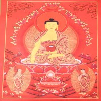 Sakyamuni Buddha Handmade Thangka Painting