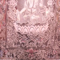 Silver White Tara Thangka Painting