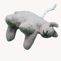 Goat Felt Animal Doll