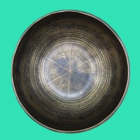 Buddha Eye Carved Singing Bowl