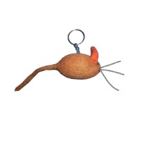 Rat Felt Key Ring