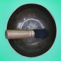 Black Plain Singing Bowl