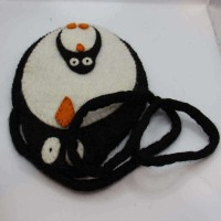 Penguin Bird Wallet Felt Bag