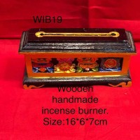 Wooden Handmade Incense Burner 02