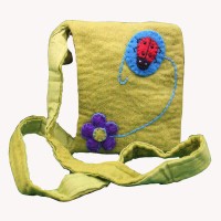 Single Flower Felt Bag