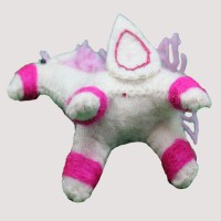 Unicorn Pink Felt Doll