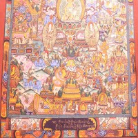 Buddha Story Thangka Painting