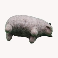 Browny Felt Yak Doll