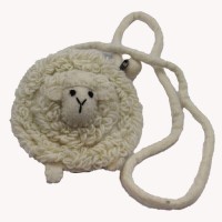 Round Wallet Felt Bag