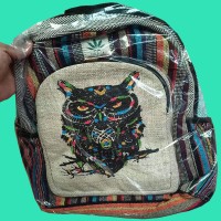 Himalayan Mini Hemp Owl Bag