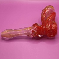 Gold Frit Babuler Smoking Pipe