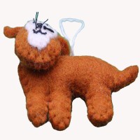 Brownie Felt Cat Doll