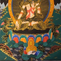 White Tara Thangka Painting