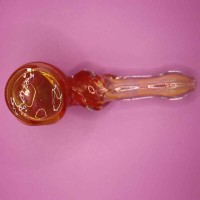 Gold Frit Babuler Smoking Pipe