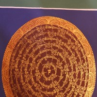 Full Mantra Thangka Painting