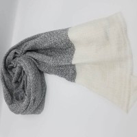 Mix Wool Natural Shawl 03