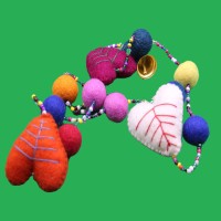 Felt Heart Hanging Decoration