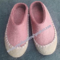 Hand Sewing Felt Slipper