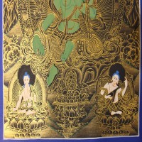 Green Tara Thangka Painting