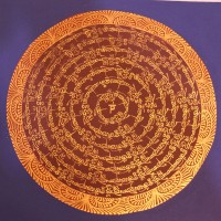 Full Mantra Thangka Painting
