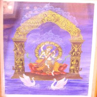 Saraswoti Thangka Painting