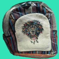 Himalayan Mini Hemp Lion Bag