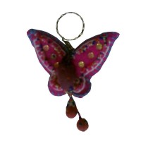 Butterfly Felt Key Ring