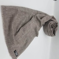 Mix Wool Natural Shawl 06